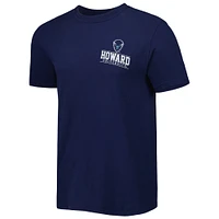 Men's Navy Howard Bison Logo Campus Icon T-Shirt