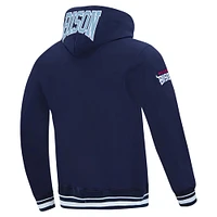 Sweat à capuche Pro Standard bleu marine Howard Bison Crest pour hommes