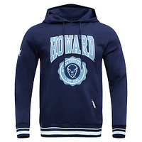 Sweat à capuche Pro Standard bleu marine Howard Bison Crest pour hommes