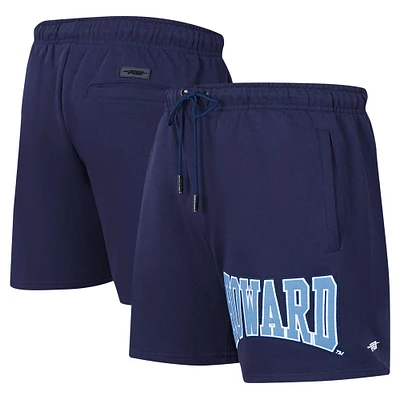 Men's Pro Standard Navy Howard Bison Crest Shorts