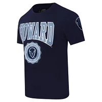 Men's Pro Standard Navy Howard Bison Crest T-Shirt