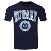 Men's Pro Standard Navy Howard Bison Crest T-Shirt