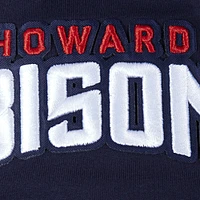 Men's Pro Standard Navy Howard Bison Crest T-Shirt