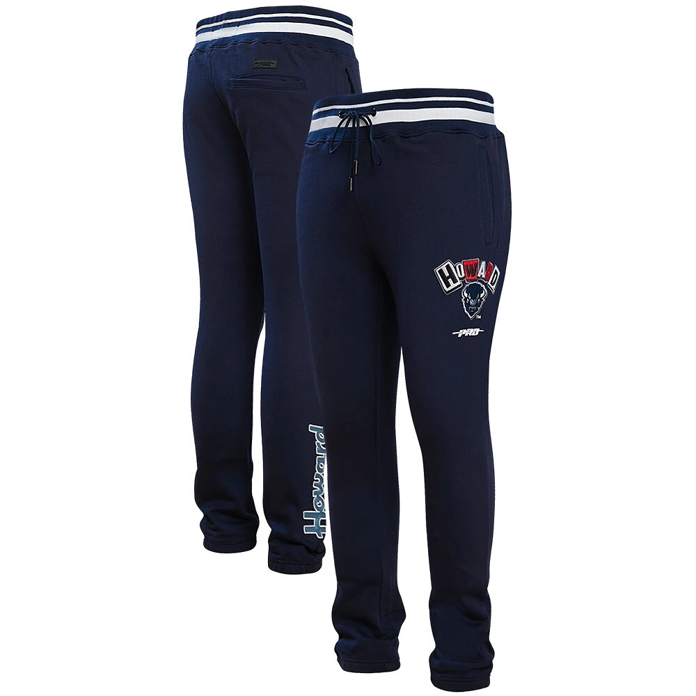 Pantalon de survêtement en molleton Pro Standard bleu marine Howard Bison Homecoming pour hommes