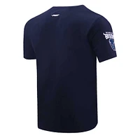 Men's Pro Standard Navy Howard Bison Script Tail T-Shirt