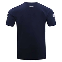 T-shirt Pro Standard bleu marine Howard Bison Script Tail pour hommes