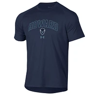 T-shirt à manches raglan Under Armour Howard Bison 2023 Sideline Performance pour homme, bleu marine