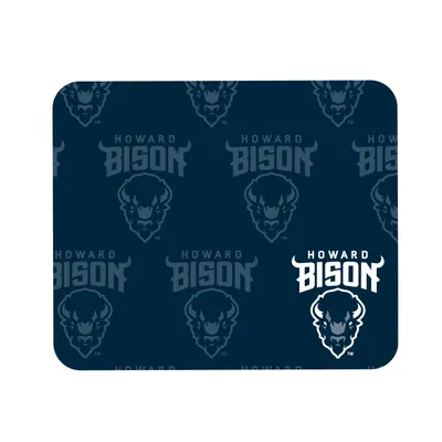 Howard Bison Echo Logo Mouse Pad - Navy