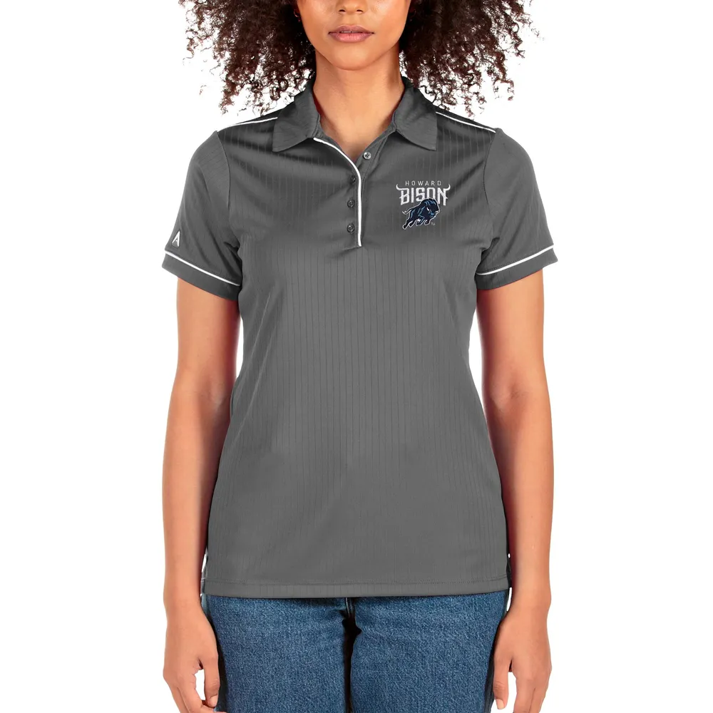 hensynsfuld Påstand binde Lids Howard Bison Antigua Women's Salute Polo - Silver/White | Connecticut  Post Mall