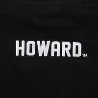 Sweat-shirt court Pro Standard noir Howard Bison Pearl pour femme