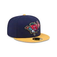 Casquette ajustée 59FIFTY bleu marine Hudson Valley Renegades pour homme de New Era