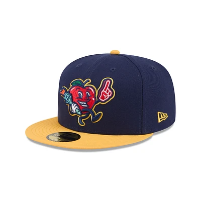 Casquette ajustée 59FIFTY bleu marine Hudson Valley Renegades pour homme de New Era