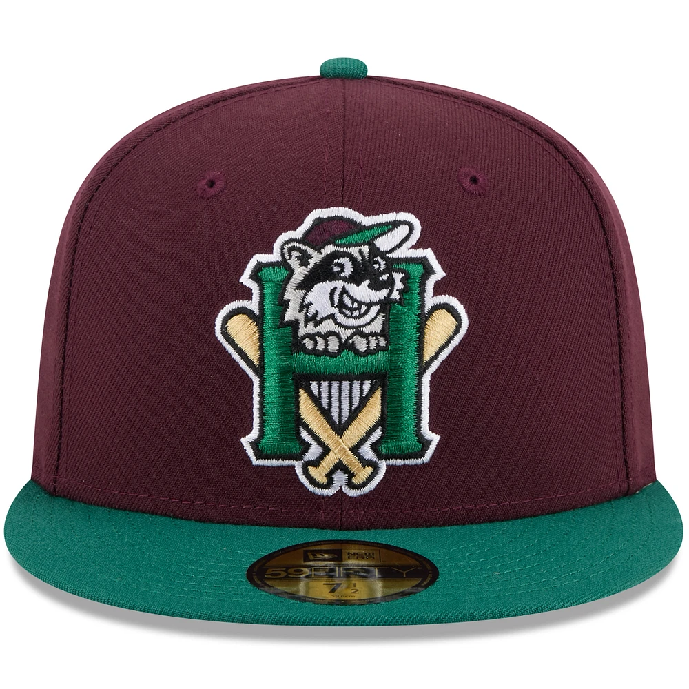 Men's New Era  Purple Hudson Valley Renegades Theme Nights 59FIFTY Fitted Hat