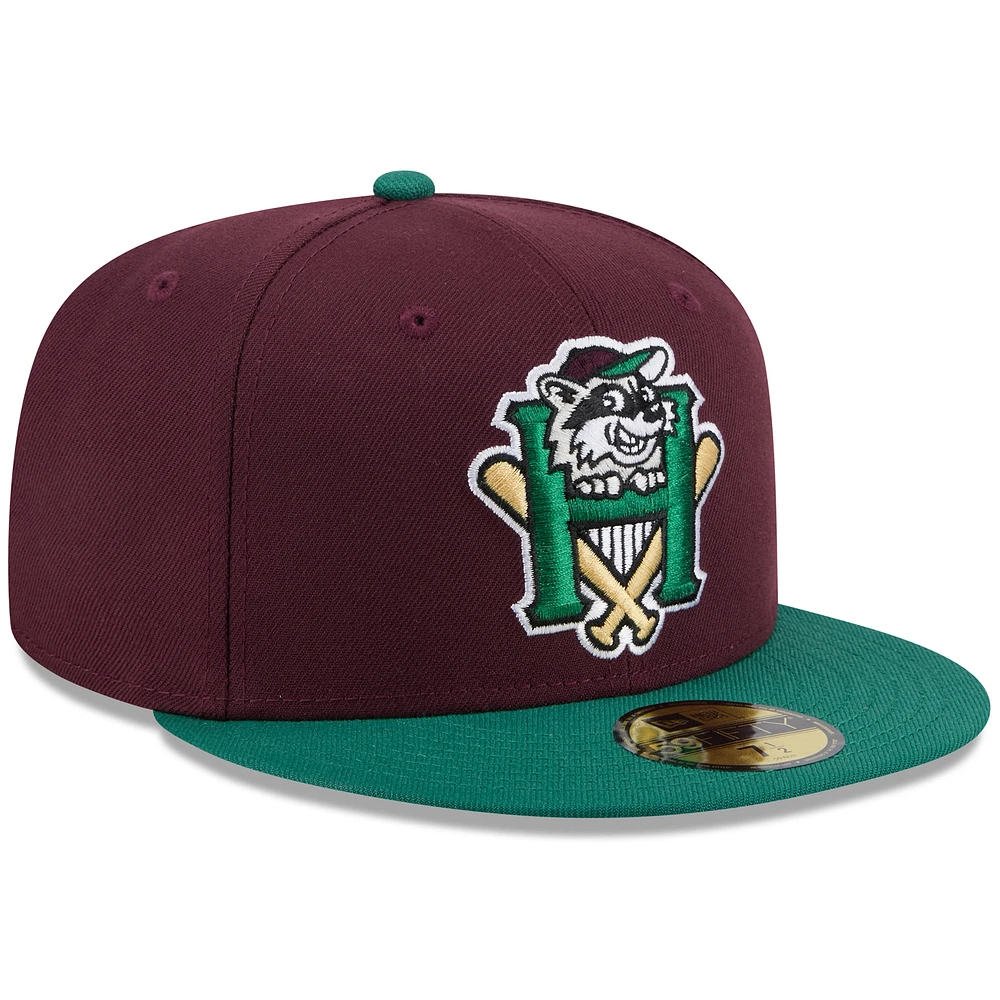 Men's New Era  Purple Hudson Valley Renegades Theme Nights 59FIFTY Fitted Hat