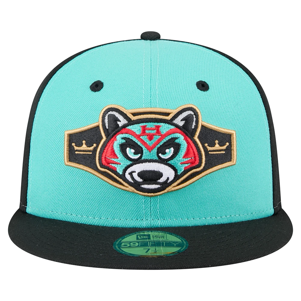 Men's New Era Light Blue/Black Hudson Valley Renegades Copa de la Diversión 59FIFTY Fitted Hat