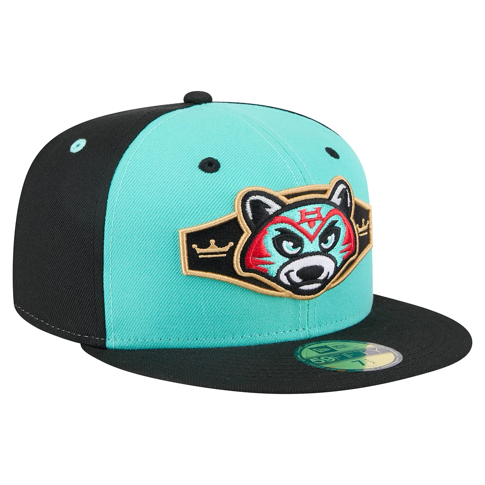 Men's New Era Light Blue/Black Hudson Valley Renegades Copa de la Diversión 59FIFTY Fitted Hat