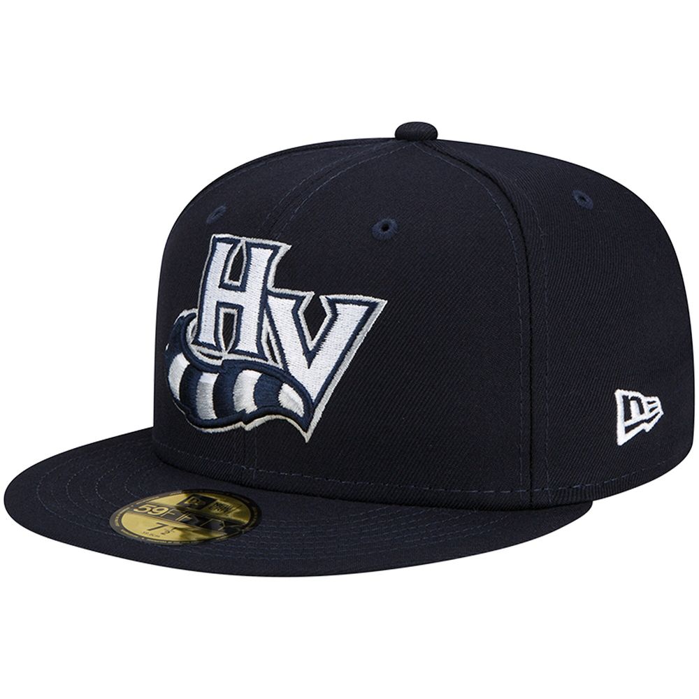 Men's New Era Navy Hudson Valley Renegades Authentic Collection 59FIFTY Fitted Hat