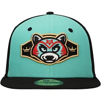 Men's New Era Teal Fenómenos Enmascarados del Valle de Hudson Copa la Diversión 59FIFTY Fitted Hat