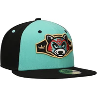 Men's New Era Teal Fenómenos Enmascarados del Valle de Hudson Copa la Diversión 59FIFTY Fitted Hat