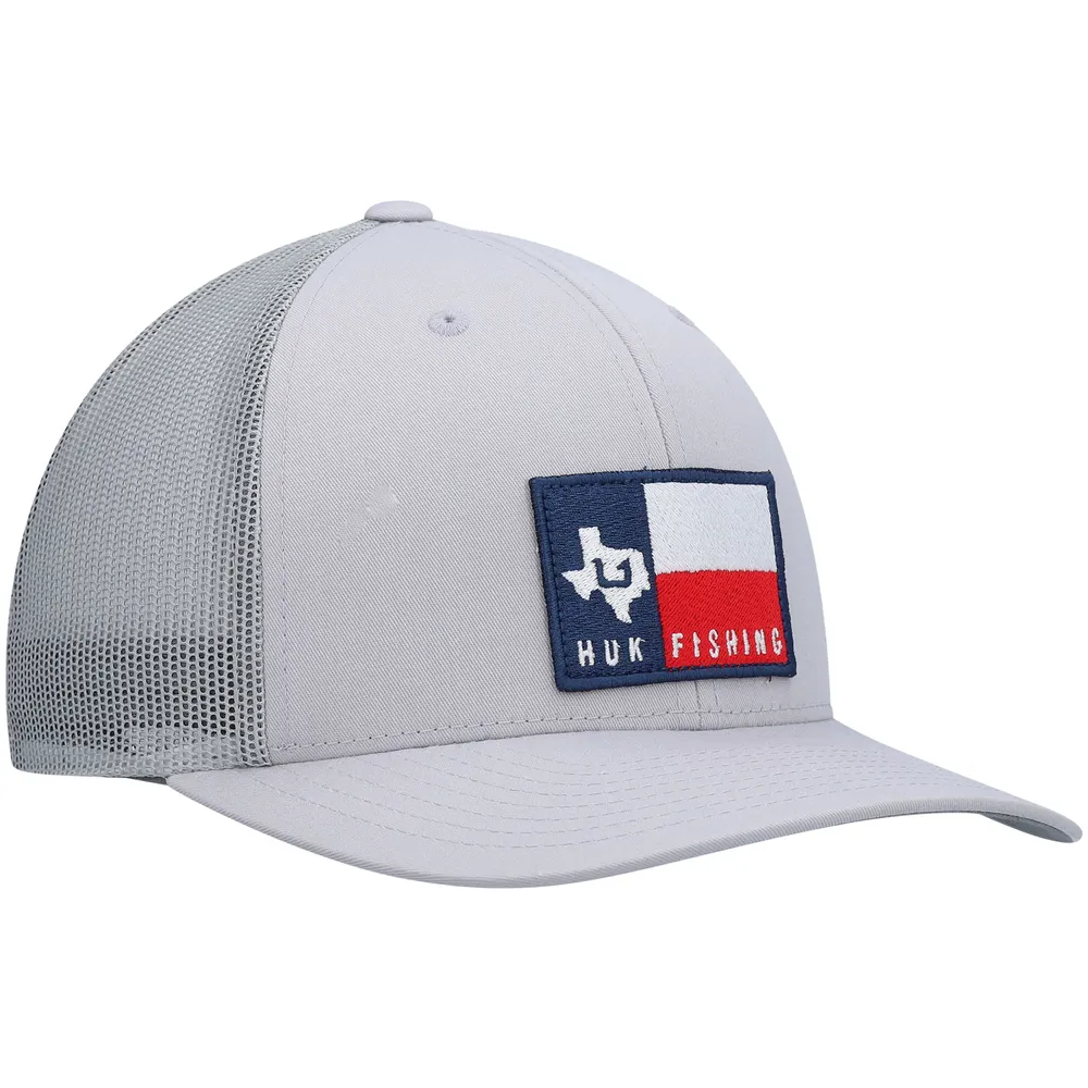 Casquette Snapback Huk Big State Trucker grise pour hommes