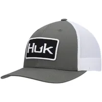 Huk Olive Solid Trucker Snapback Hat pour hommes