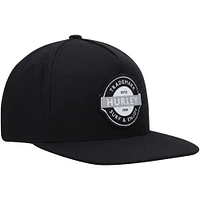 Men's Black Hurley Underground Snapback Hat 