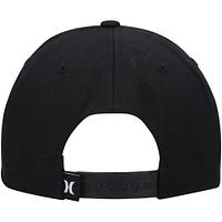 Men's Black Hurley Underground Snapback Hat 