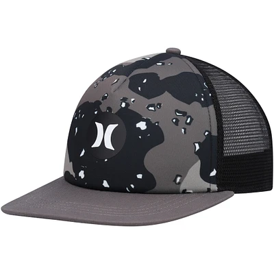 Casquette Snapback Hurley Anthracite/Noir Balboa Trucker pour hommes