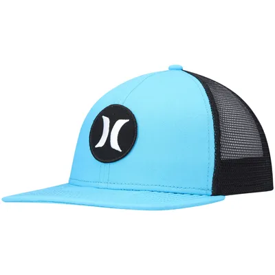 Hurley Circle Trucker Snapback Hat - Aqua