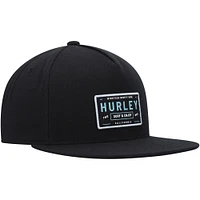 Men's Hurley Black Bixby Snapback Hat