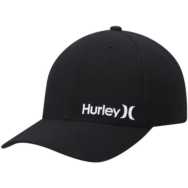 Hurley Black Corp Textured Flex pour homme - Casquette