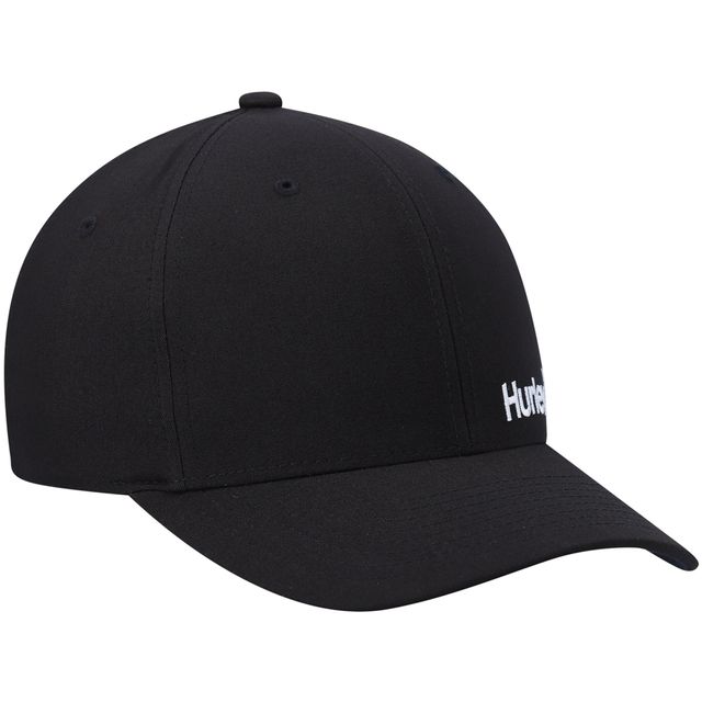 Hurley Black Corp Textured Flex pour homme - Casquette