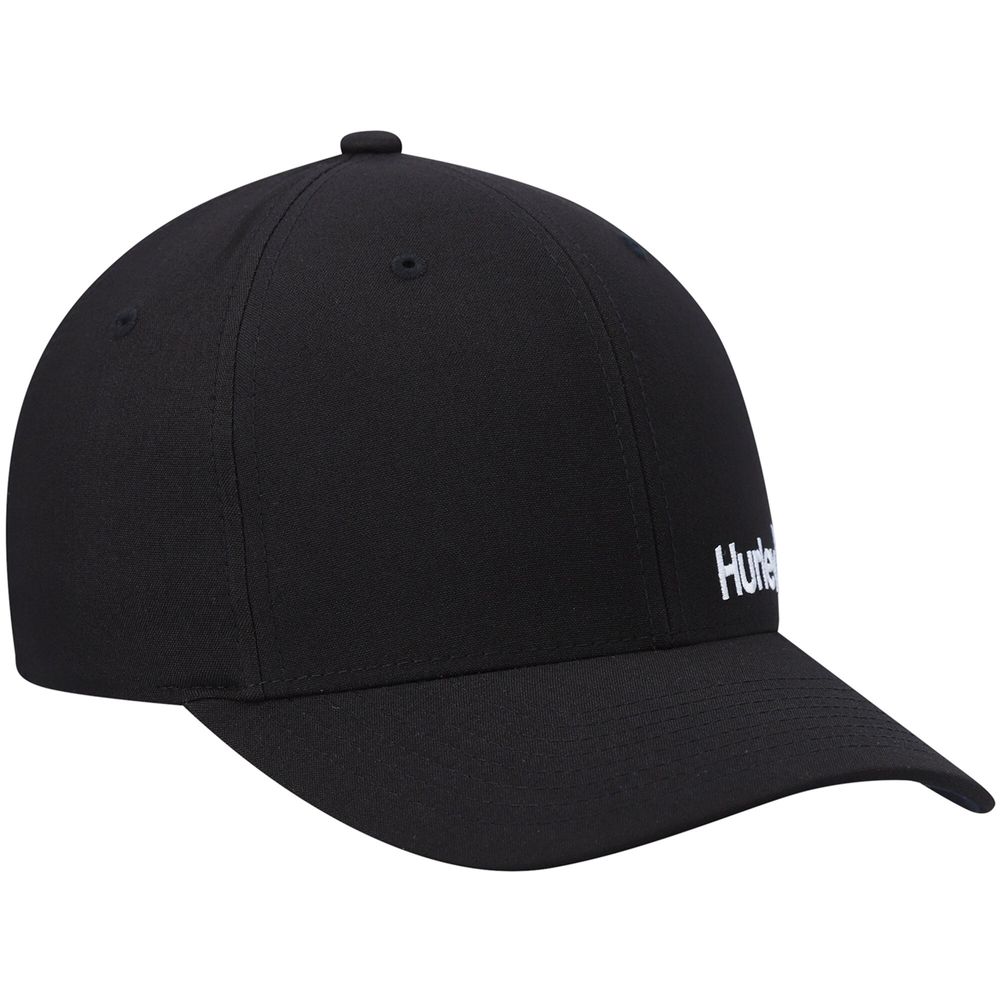 Men's Hurley Black Corp Textured Flex - Hat