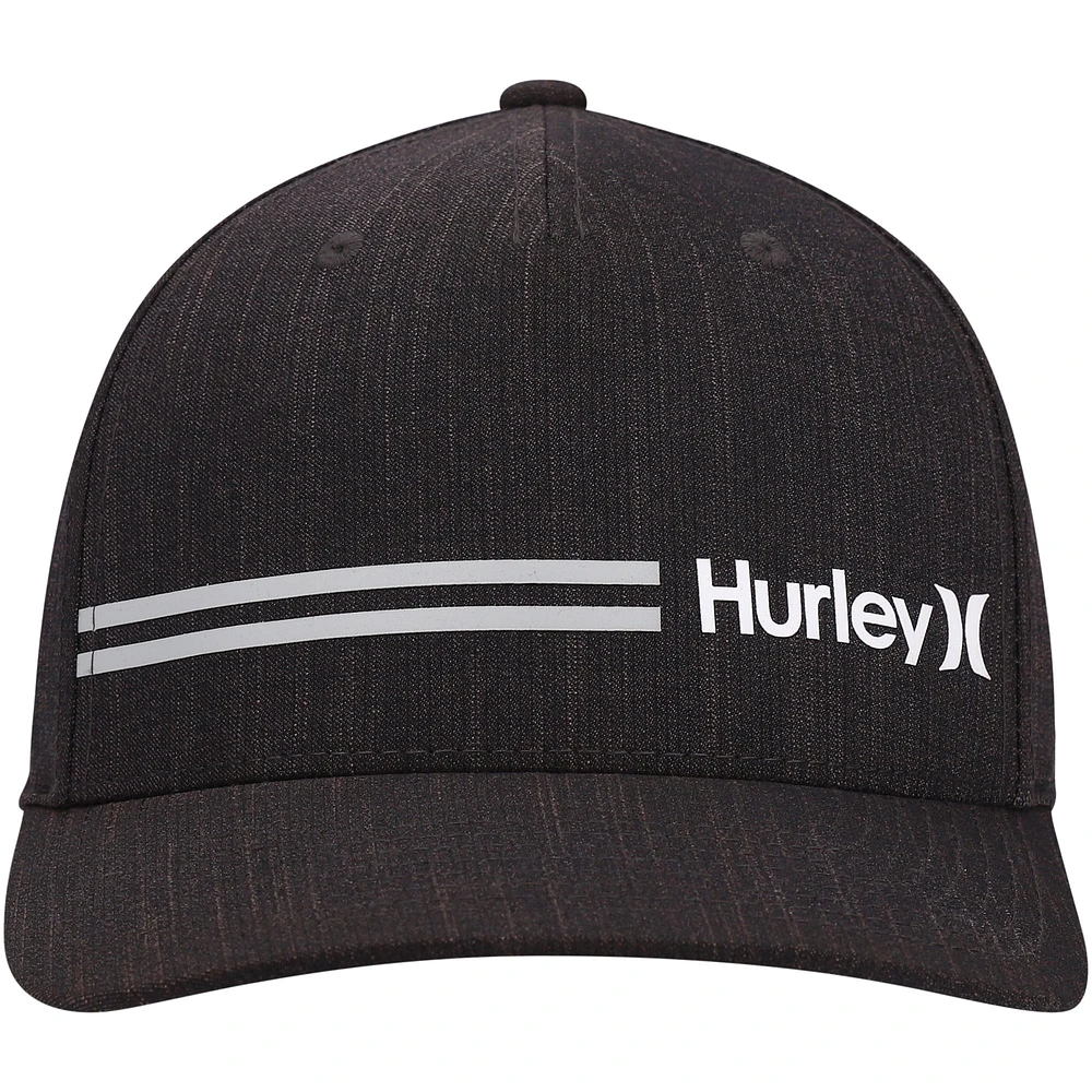 Casquette Hurley H20-Dri Line Up Flex noire pour homme