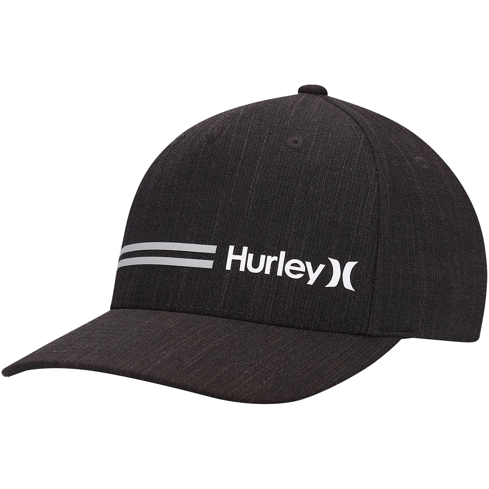 Casquette Hurley H20-Dri Line Up Flex noire pour homme