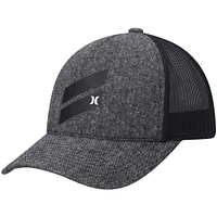 Men's Hurley Black Icon Slash - Trucker Snapback Hat