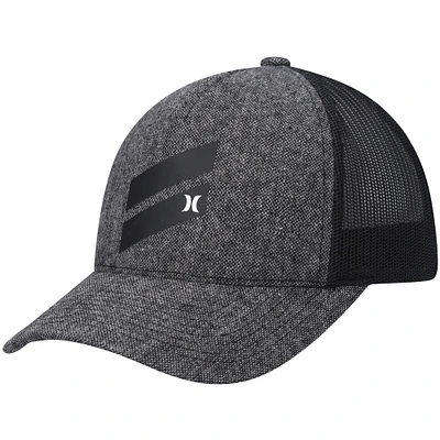 Men's Hurley Black Icon Slash - Trucker Snapback Hat
