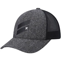 Men's Hurley Black Icon Slash - Trucker Snapback Hat