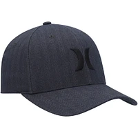 Men's Hurley Black Logo Textures Flex Hat