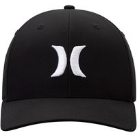 Men's Hurley Black One and Only Logo Performance Flex - Hat