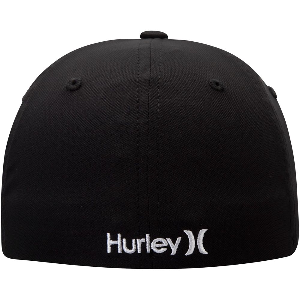 Men's Hurley Black One and Only Logo Performance Flex - Hat