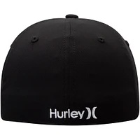 Homme Hurley Black One and Only Logo Performance Flex - Casquette