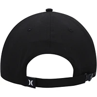 Casquette réglable Hurley Phantom Ridge noire à fermeture éclair pour hommes