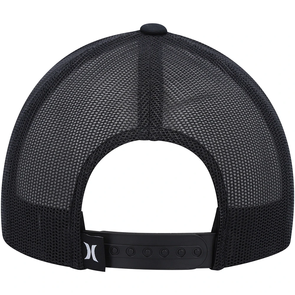 Casquette Snapback Hurley Black Ultra Destination États-Unis Trucker pour hommes