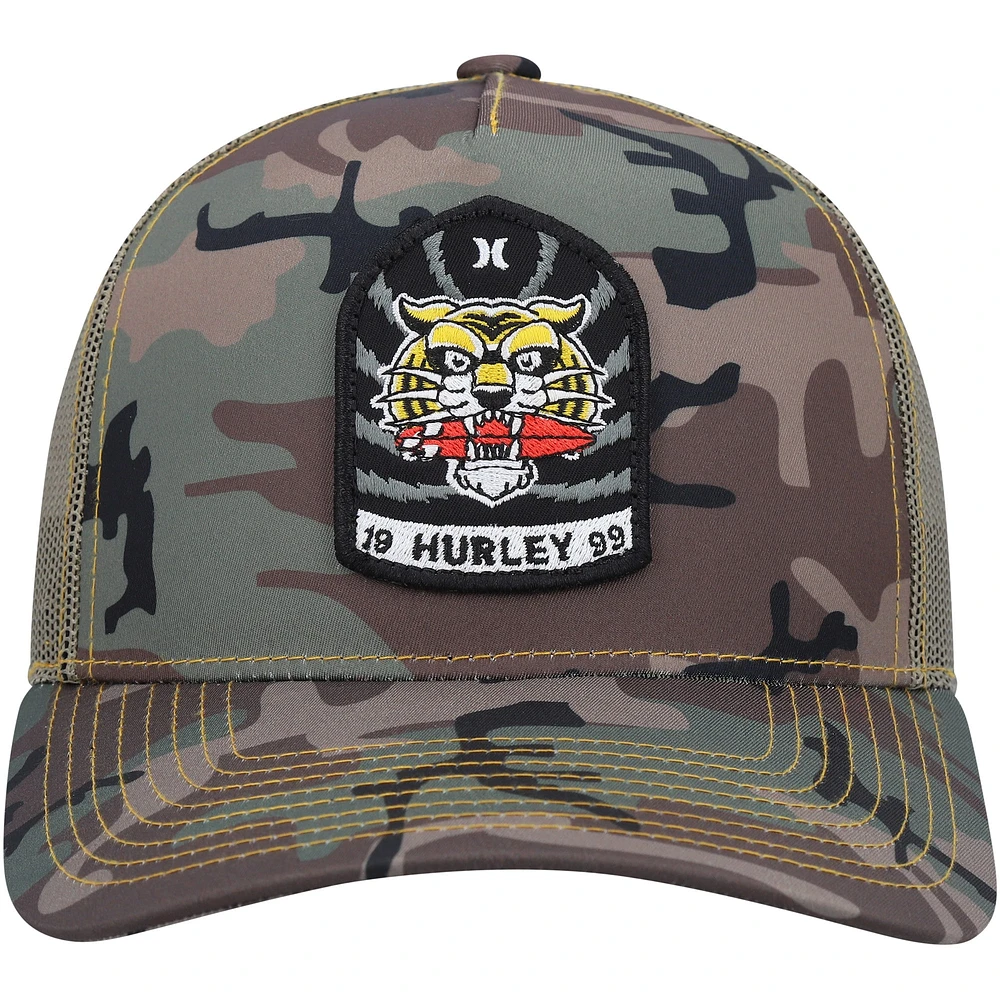 Men's Hurley Camo Wild Things Trucker Snapback Hat