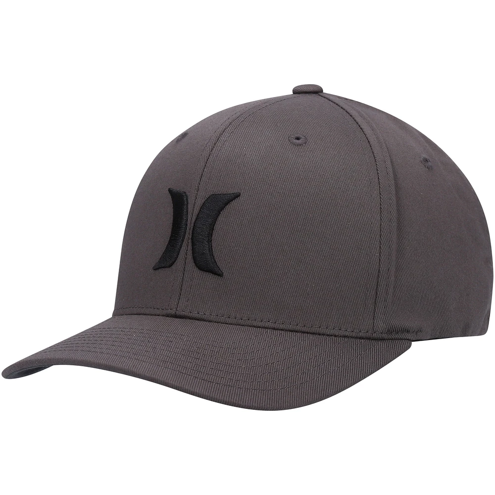 Men's Hurley Charcoal One & Only Tri-Blend Flex Fit Hat