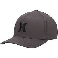 Casquette Hurley Charcoal One & Only Tri-Blend Flex Fit pour homme