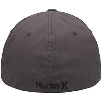 Men's Hurley Charcoal One & Only Tri-Blend - Flex Hat