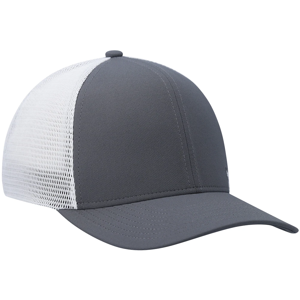 Casquette Hurley Graphite/White League Trucker Snapback pour homme