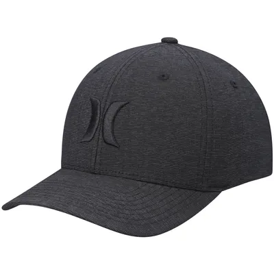 Hurley Logo Textures Flex Hat - Graphite